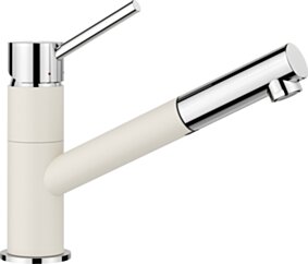 Bateria Kuchenna BLANCO KANO-S Silgranit-Look delikatny biały/chrom 526953