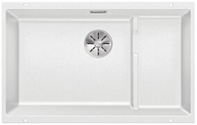 BLANCO SUBLINE  700-U Level Zlewozmywak Silgranit biały, InFino, koszyk stalowy 523456