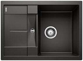 BLANCO METRA 45 S Zlewozmywak Compact Zlewozmywak Silgranit czarny odwracalny 525912