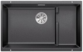 BLANCO SUBLINE  700-U Level Zlewozmywak Silgranit antracyt, InFino 523538