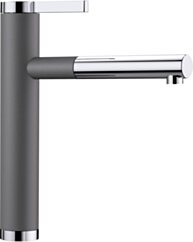 Bateria Kuchenna BLANCO LINEE-S Silgranit-Look szarość skały/chrom 518804