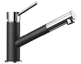 Bateria Kuchenna BLANCO KANO-S Silgranit-Look antracyt/chrom 525038