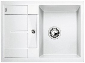 BLANCO METRA 45 S Zlewozmywak Compact Zlewozmywak Silgranit biały odwracalny 519565