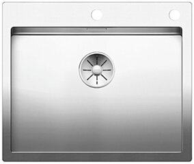 BLANCO CLARON 550-IF/A stal polerowana, korek auto., InFino, PushControl 521639