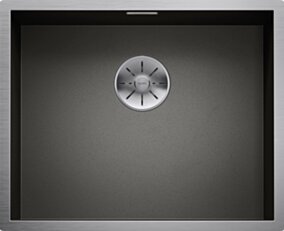 BLANCO ZEROX Zlewozmywak 500-U stal Dark Steel, InFino 526243