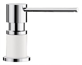 BLANCO LATO - dozownik Silgranit-Look biały/chrom 525814