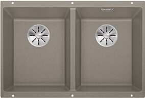 BLANCO SUBLINE  350/350-U Zlewozmywak Silgranit tartufo, InFino 523581