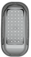 BLANCO Odsączarka transparentna szara, [NOVA 6/6 S, MEDIAN 6 S, LANTOS 6-IF] 214443
