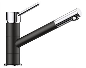 Bateria Kuchenna BLANCO KANO Silgranit-Look czarny/chrom 526175