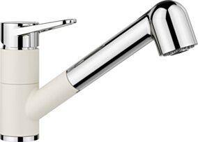 Bateria Kuchenna BLANCO WEGA-S II Silgranit-Look delikatny biały/chrom 526982