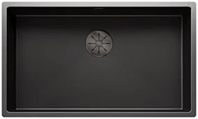 BLANCO CLARON  700-U Zlewozmywak stal Dark Steel Edition, InFino 527835