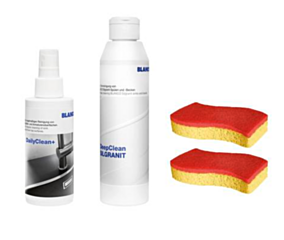 Zestaw do czyszczenia Silgranitu (DailyClean+ 1x150 ml, DeepClean 1x250ml, Spontex gąbka x 2szt.) 527033