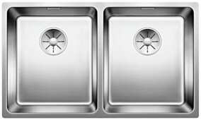 BLANCO ANDANO 340/340-U Zlewozmywak stal polerowana, InFino 522983
