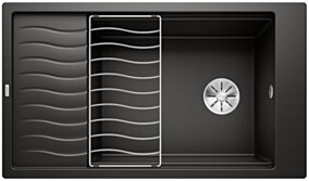 BLANCO ELON XL 8 S Zlewozmywak Silgranit czarny odwracalny, InFino, kratka ociekowa 525886