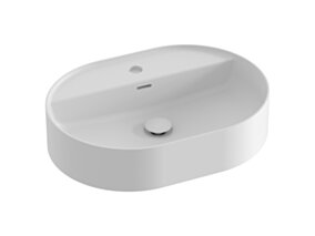 Ravak Umywalka ceramiczna Ceramic Slim Shelf O 55, biały mat XJX0E155001
