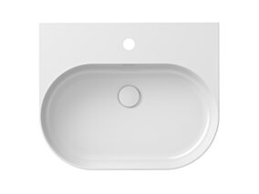 Ravak Umywalka ceramiczna Ceramic Slim Wall O 55 N, biały XJX01155008