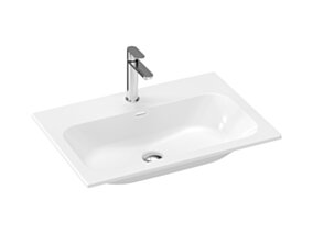 Ravak Umywalka ceramiczna Chrome Slim 70, z otworem, biały XJX01170002