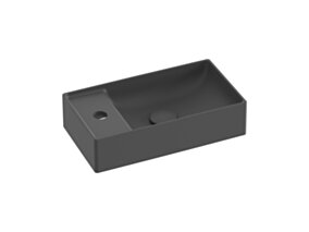 Ravak Umywalka ceramiczna Veda 40 Slim, antracyt XJX03240000