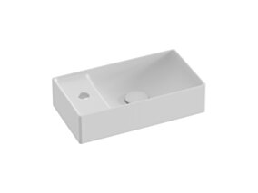Ravak Umywalka ceramiczna Veda 40 Slim, biały mat XJX0E240002