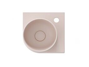 Ravak Umywalka ceramiczna Yard 28 C, Alabaster Pink XJX0G228000