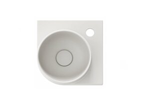 Ravak Umywalka ceramiczna Yard 28 C, Smoke Grey XJX0O228000