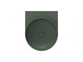 Ravak Umywalka ceramiczna Yard 40, Grey Green, bez otworu na baterię XJX08040000