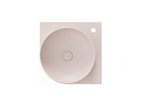 Ravak Umywalka ceramiczna Yard 45 C, Alabaster Pink XJX0G245000