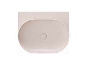 Ravak Umywalka ceramiczna Yard 60, Alabaster Pink, bez otworu na baterię XJX0G060000