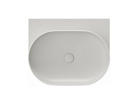Ravak Umywalka ceramiczna Yard 60, Smoke Grey, bez otworu na baterię XJX0O060000
