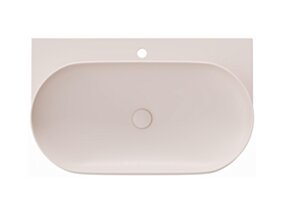 Ravak Umywalka ceramiczna Yard 80, Alabaster Pink XJX0G280000