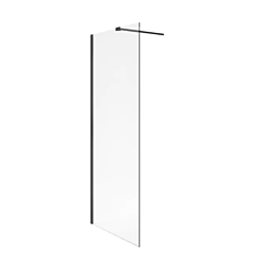 Excellent Vidoq Walk-In ścianka prysznicowa 120 cm wolnostojąca czarny mat/szkło przezroczyste KAEX.1506.1200.LP.BL
