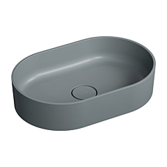 Omnires OVO M+ umywalka nablatowa, 55 x 36 cm, ash grey mat OVOUNAG