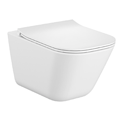 ROCA PAC Miska wiszaca GAP SQUARE RIMLESS + deska wolnoopadająca ultraslim duroplast CR-A34H472000