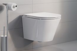 Excellent Joker miska WC bez kołnierza z deską wolnoopadającą biały CENL.4504.470.WH