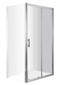 Cynia Drzwi prysznicowe wnękowe 140 cm - przesuwne