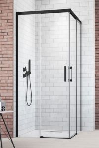 Drzwi prysznicowe lewe Radaway IDEA KDD 90 czarne