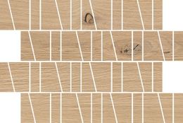Płytki Sandwood Beige Trapeze Mosaic Matt 20X29,9 Płytka Dekoracyjna - Mozaika Cersanit