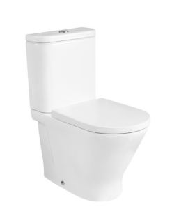 Roca Gap Round miska WC do kompaktu Rimless biała A3420N7000