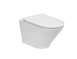 Roca Gap Round Compacto miska WC wisząca Rimless biała A3460NB000