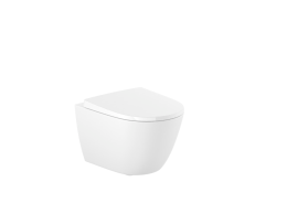 Roca Ona miska WC wisząca Rimless z deską wolnoopadającą biała A34H689000