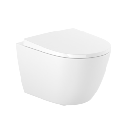 Roca Ona miska WC wisząca Rimless z deską wolnoopadającą biała A34H689000
